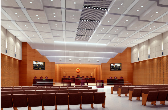 湘西法院会议室造型铝单板